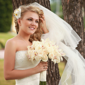 Country-Hochzeit Braut
